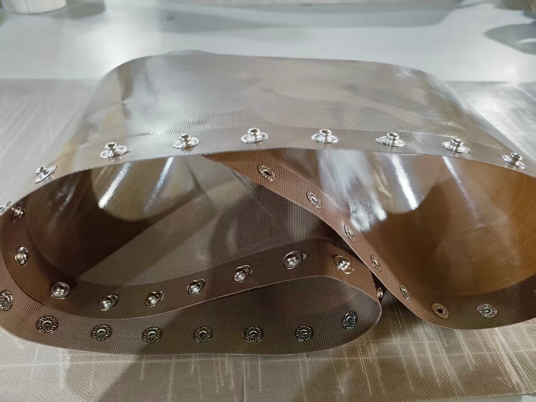 PTFE Heat Sealing Belt with Metal Clip Splice 2